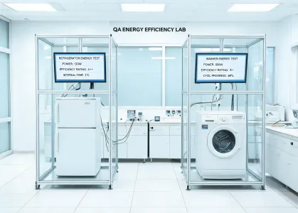 Appliance energy test chamber